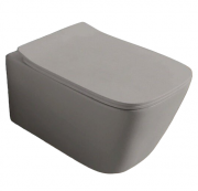 Унитаз подвесной ArtCeram A16 безободковый 36х52,5 см керамика серый ASV003 15;00