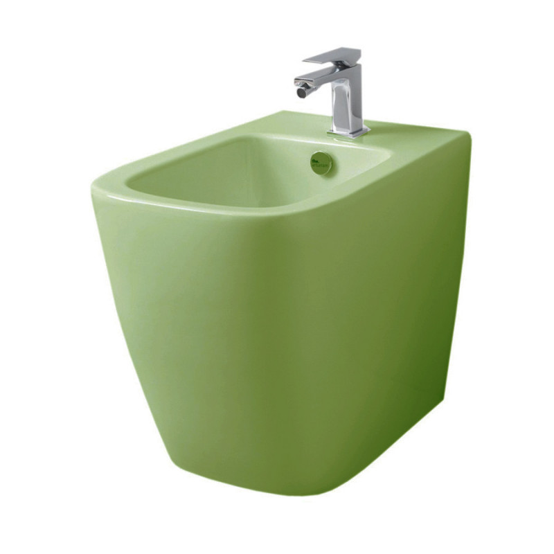 Биде напольное ArtCeram A16 36х52,5 см керамика зеленый шалфей ASB002 44;00