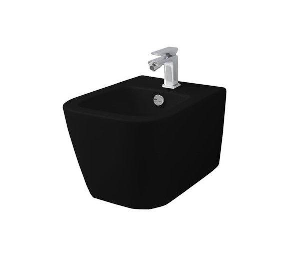 Биде подвесное ArtCeram A16 Mini 36х45 см керамика черный матовый ASB003 17;00
