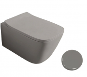 Унитаз подвесной ArtCeram A16 безободковый 36х52,5 см керамика серый ASV003 34;00