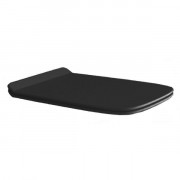 Сиденье с крышкой для унитаза ArtCeram A16 Mini SoftClose дюропласт черный матовый ASA002 17;71