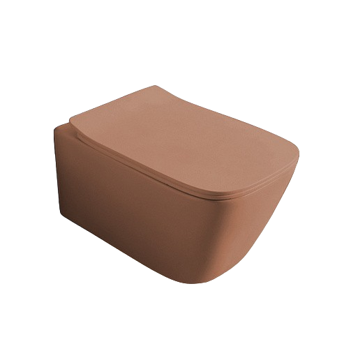 Унитаз подвесной ArtCeram A16 безободковый 36х52,5 см керамика светло-коричневый ASV003 40;00