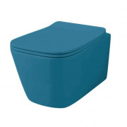 Унитаз подвесной ArtCeram A16 безободковый 36х52,5 см керамика синий ASV003 38;00