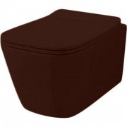 Унитаз подвесной ArtCeram A16 безободковый 36х52,5 см керамика коричневый ASV003 39;00