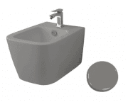 Біде підвісне ArtCeram A16 36х52,5 см кераміка сірий ASB001 34;00