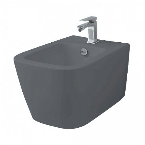 Биде подвесное ArtCeram A16 36х52,5 см керамика серо-синий ASB001 37;00