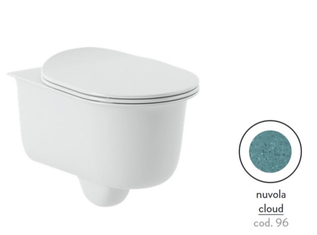 Унитаз подвесной ArtCeram Chic безободковый 38х53 см керамика nuvola CHV001 96;00