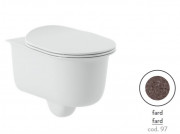 Унитаз подвесной ArtCeram Chic безободковый 38х53 см керамика fard CHV001 97;00