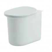 Унитаз напольный ArtCeram Chic безободковый 38х54 см керамика белый матовый CHV002 05;00