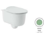 Унитаз подвесной ArtCeram Chic безободковый 38х53 см керамика menta CHV001 95;00