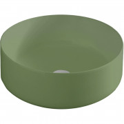 Раковина для ванної ArtCeram Cognac Ø42 см кераміка зелена шавлія COL001 44;00
