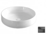 Раковина для ванной ArtCeram Cognac Ø48 см керамика серо-синий COL002 37;00