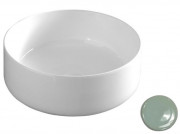 Раковина для ванної кімнати ArtCeram Cognac Ø42 см кераміка світло-зелений COL001 35;00