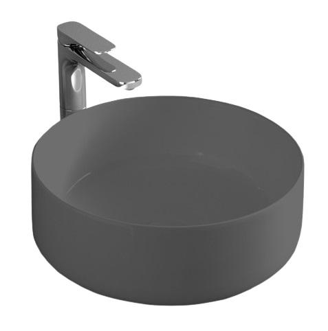 Раковина для ванної ArtCeram Cognac Ø42 см кераміка сіро-синій COL001 37;00