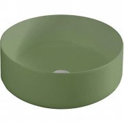 Раковина для ванной ArtCeram Cognac Ø42 см керамика зеленый шалфей COL001 44;00