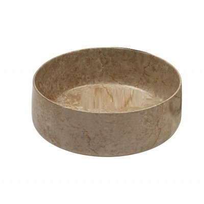 Раковина для ванной ArtCeram Cognac Ø42 см керамика оникс COL001 46;00