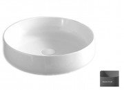 Раковина для ванної ArtCeram Cognac Ø48 см кераміка сіро-синій COL002 37;00