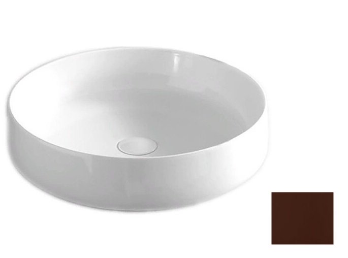 Раковина для ванної ArtCeram Cognac Ø48 см кераміка коричневий COL002 39;00