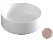 Раковина для ванної кімнати ArtCeram Cognac Ø42 см кераміка рожевий COL001 33;00