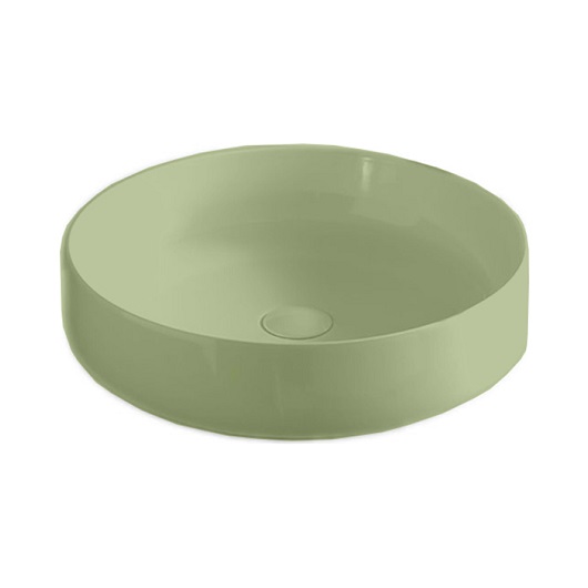 Раковина для ванной ArtCeram Cognac Ø48 см керамика зеленый шалфей COL002 44;00