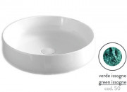 Раковина для ванної кімнати ArtCeram Cognac Ø48 см кераміка verde issogne COL002 50;00