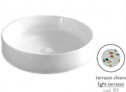 Раковина для ванної ArtCeram Cognac Ø48 см кераміка terrazzo chiaro COL002 89;00