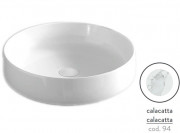 Раковина для ванной ArtCeram Cognac Ø48 см керамика calacatta COL002 94;00