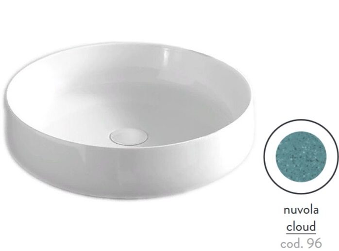 Раковина для ванной ArtCeram Cognac Ø48 см керамика nuvola COL002 96;00