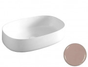 Раковина для ванной ArtCeram Cognac 55х35 см керамика розовый COL003 33;00