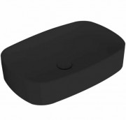 Раковина для ванной Simas Folio 60x40 см керамика черный матовый FO04nero