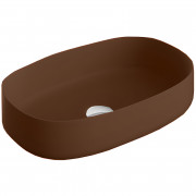 Раковина для ванной ArtCeram Cognac 55х35 см керамика коричневый COL003 39;00