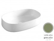 Раковина для ванної ArtCeram Cognac 55х35 см кераміка зелена шавлія COL003 44;00