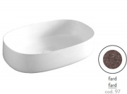 Раковина для ванної ArtCeram Cognac 55х35 см кераміка fard COL003 97;00