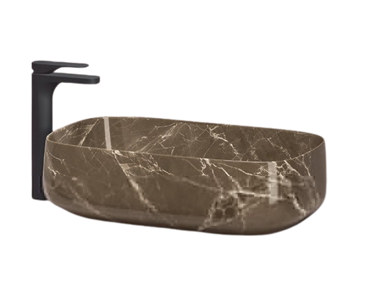 Раковина для ванної ArtCeram Cognac 68х35 см кераміка bronze amani COL005 49;00