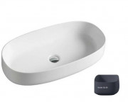 Раковина для ванної ArtCeram Cognac 68х35 см кераміка темно-синій COL005 36;00