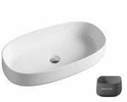 Раковина для ванной ArtCeram Cognac 68х35 см керамика серо-синий COL005 37;00