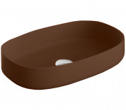 Раковина для ванной ArtCeram Cognac 68х35 см керамика коричневый COL005 39;00
