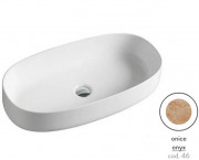 Раковина для ванной ArtCeram Cognac 68х35 см керамика оникс COL005 46;00