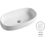 Раковина для ванной ArtCeram Cognac 68х35 см керамика каррара COL005 47;00