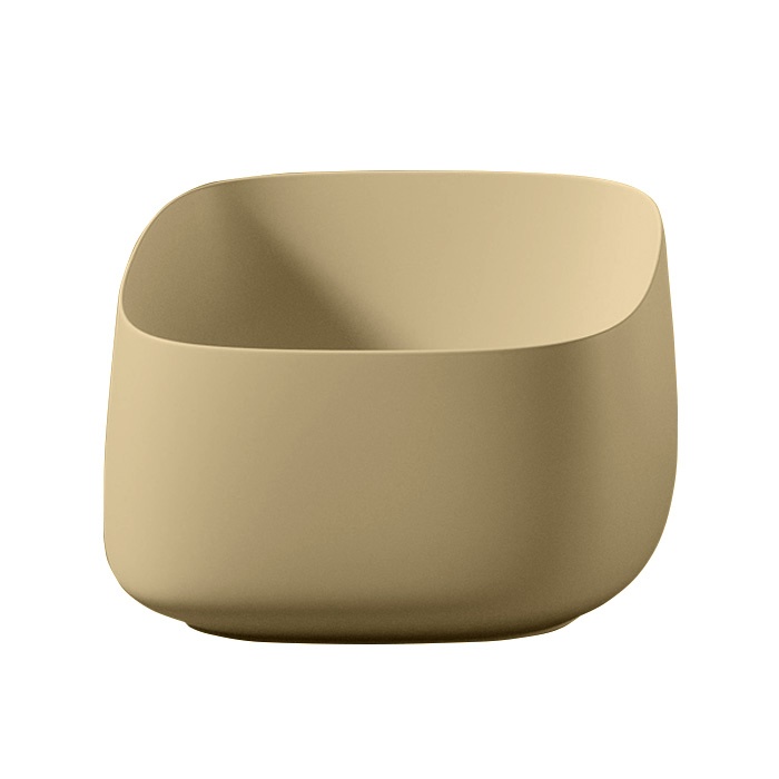 Раковина для ванной ArtCeram Cognac 43х43 см керамика желтый COL006 12;00