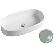 Раковина для ванної ArtCeram Cognac 68х35 см кераміка світло-зелений COL005 35;00