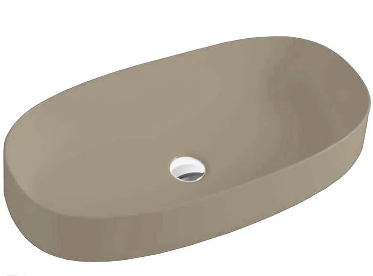 Раковина для ванної ArtCeram Cognac 68х35 см кераміка бежевий COL005 41;00