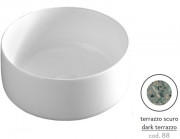 Раковина для ванної ArtCeram Cognac Ø35 см кераміка terrazzo scuro COL004 88;00