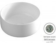 Раковина для ванної ArtCeram Cognac Ø35 см кераміка terrazzo scuro COL004 88;00