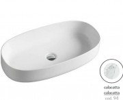 Раковина для ванной ArtCeram Cognac 68х35 см керамика calacatta COL005 94;00