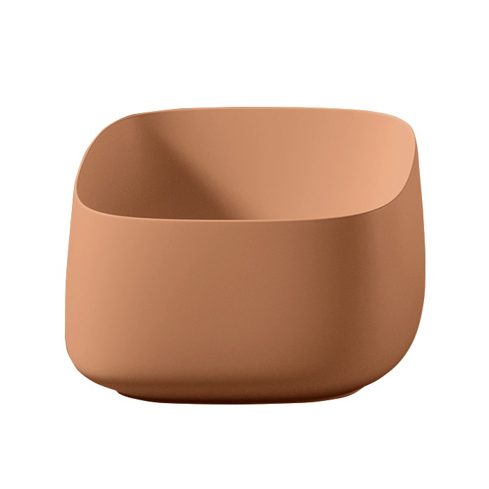 Раковина для ванной ArtCeram Cognac 43х43 см керамика оранжевый COL006 13;00