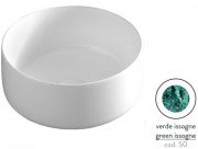 Раковина для ванной ArtCeram Cognac Ø35 см керамика verde issogne COL004 50;00