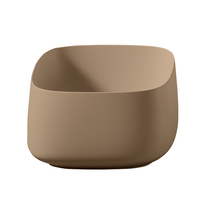 Раковина для ванной ArtCeram Cognac 43х43 см керамика светло-коричневый COL006 40;00