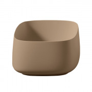 Раковина для ванної ArtCeram Cognac 43х43 см кераміка світло-коричневий COL006 40;00