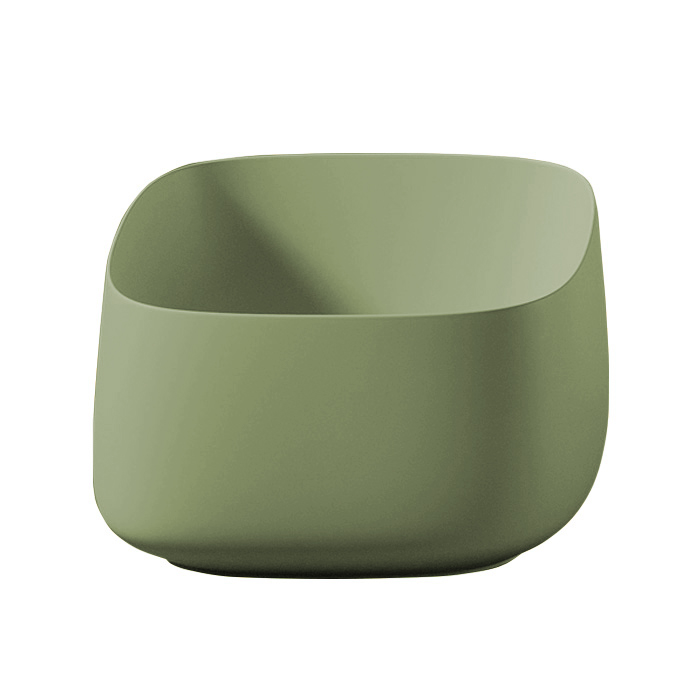 Раковина для ванной ArtCeram Cognac 43х43 см керамика зеленый шалфей COL006 44;00